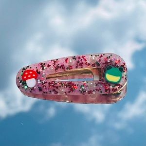 Purple Frog Mushroom Glitter Forest Fairycore Cottagecore Handmade Hair …